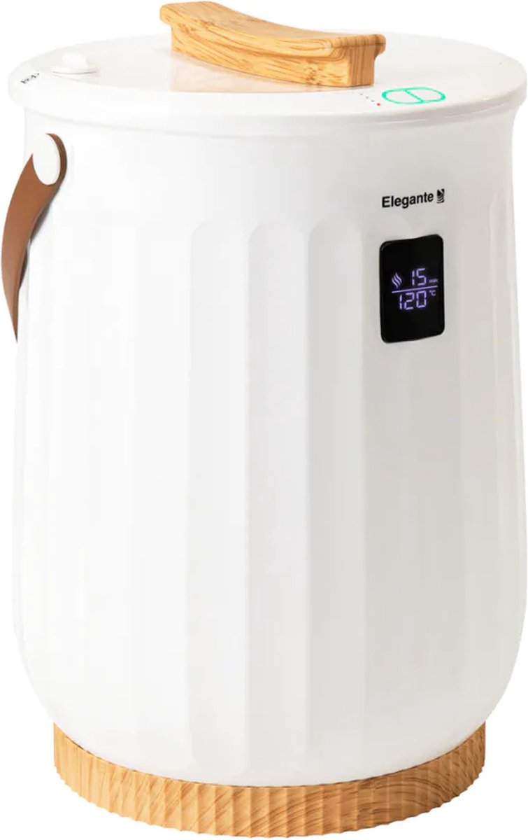 Handdoekverwarmer 20L 400W met Display en Timer – Voor Schoonheidssalon & Spa – Gelijkmatige Verwarming – Elegante E8 Wit