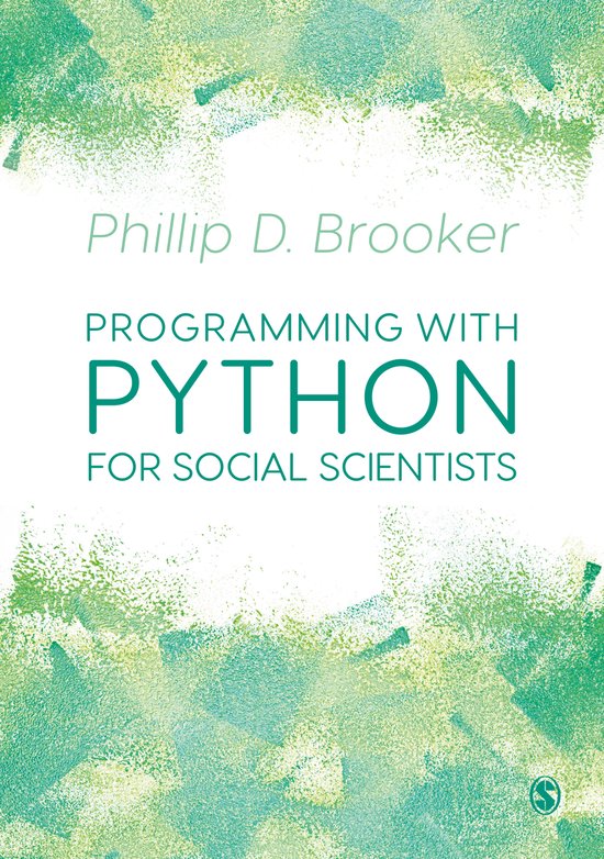 Programming with Python for Social Scientists | 9781526431721 | Brooker ...