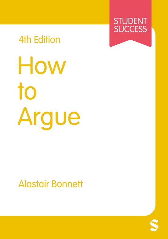 Student Success- How to Argue - cover