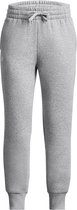 Under Armour UA Rival Fleece Joggers Meisjes Sportbroek - Grijs - Maat YXS