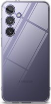 Ringke Fusion | Hoesje Geschikt voor Samsung Galaxy S24 | Back Cover met Antikrascoating | Militaire Standaard | Transparant