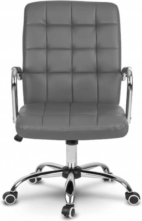 Sasemy® - Ergonomische Bureaustoel - Bureaustoel voor volwassenen - Bureaustoel - Verstelbaar - Office Chair Ergonomisch - Gamingstoel - Grijs