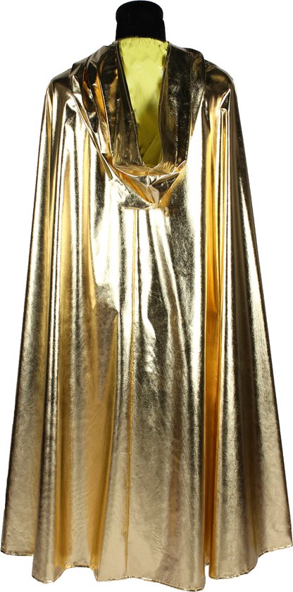 Cape Vénitienne - Luxe - Avec Capuche - Or - Taille Unique