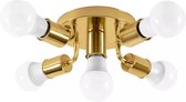 TooLight Plafondlamp APP708-5C - E27 - 24.5 x 8 cm - Goud