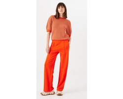 GARCIA N40310 Dames Straight Fit Broek Oranje - Maat S | bol