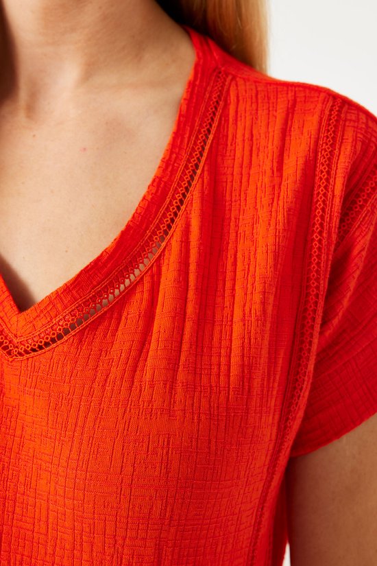 T-Shirt Femme GARCIA Oranje - Taille S