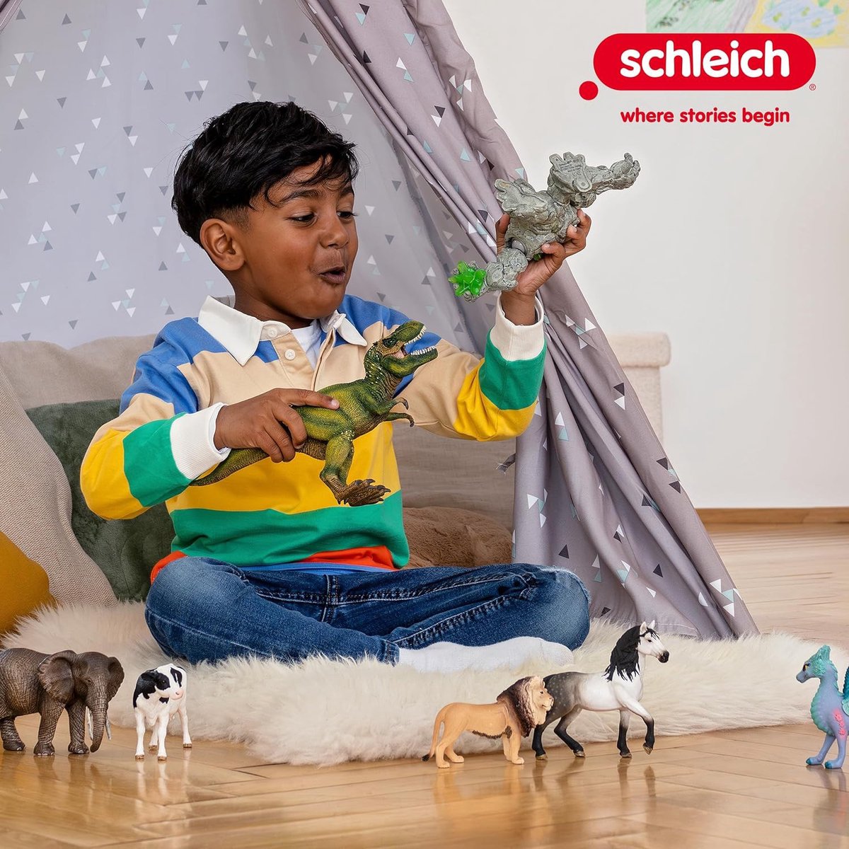 schleich DINOSAURUS Tyrannosaurus Rex - Speelfiguur - Kinderspeelgoed voor Jongens en Meisjes - 4 tot 12 jaar - 14525 — afbeelding 2