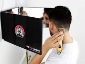 he 360 Mirror - Verstelbare telescopische haken - Zelfkapselspiegel voor heren - 3-wegspiegel voor het knippen van haar - Spiegel om zelf te knippen - Knip je eigen haarspiegel - Zelfgesneden spiegel