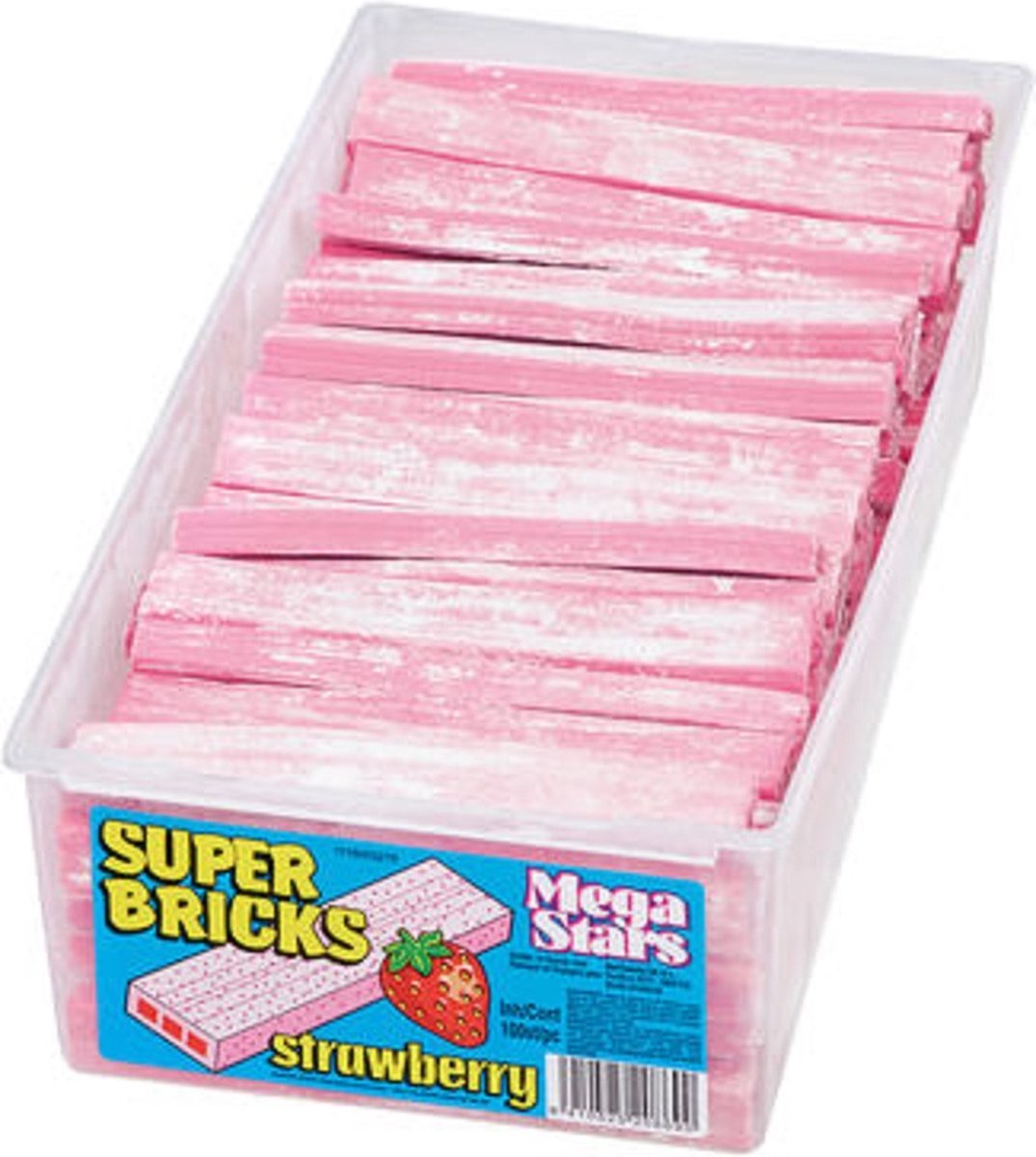 SUPER BRICKS STRAWBERRY (100x17GR )