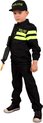 PartyXplosion - Politie & Detective Kostuum - Politie In Opleiding Kind Kostuum - Geel, Zwart - Maat 152 - Carnavalskleding - Verkleedkleding