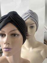 Hair4life - Chemo mutsjes - Muts dames - Mutsjes - Alopecia - Duopack - Set van 2 - Hoofddeksel