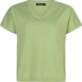 Ydence Knitted Top Sammy Tops & T-shirts Dames - Shirt - Groen - Maat S