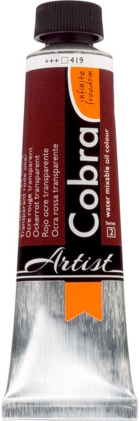 Cobra Artist Olieverf 40 ml Transparant Rode Oker 419