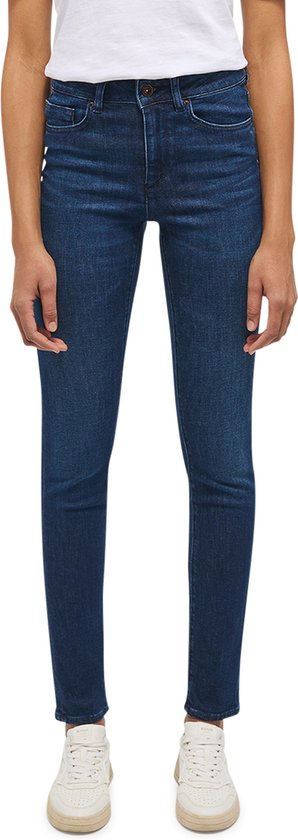 Mustang Dames Jeans SHELBY slim Fit Blauw 29W / 32L Volwassenen