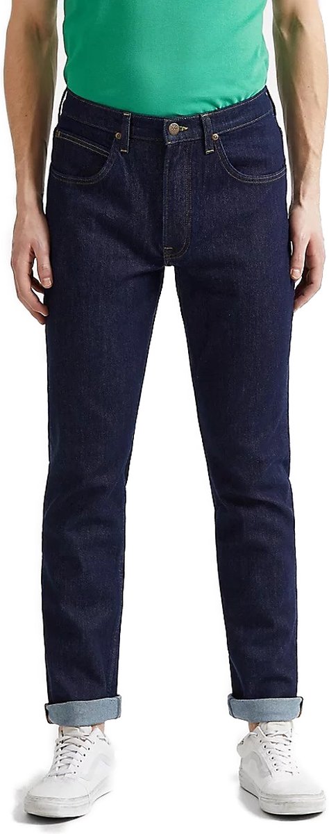 Lee Heren Jeans Broeken BROOKLYN STRAIGHT regular/straight Fit 40W 30L Volwassenen Rinse (l452px36)