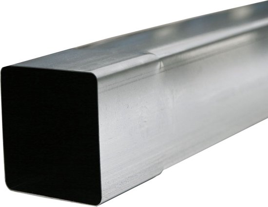 Edelstahl Vierkantrohr 60x30x2 mm geschliffen Edelstahl Vierkantrohr 60x30x2 mm geschliffen