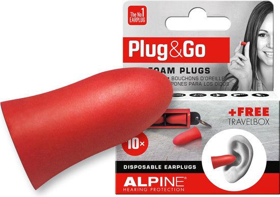 Alpine - Plug & Go - Multifunctionele oordoppen - SNR 33 dB - 5 paar
