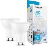 Modee Lighting - 2-PACK LED Spot - GU10 fitting - 2,8W vervangt 25W - 6000K daglicht wit