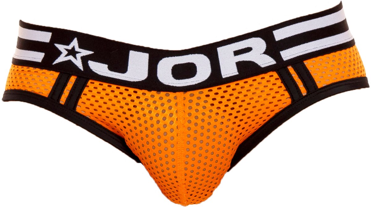 JOR Speed Brief Orange - MAAT XL - Heren Ondergoed - Slip voor Man - Mannen Slip