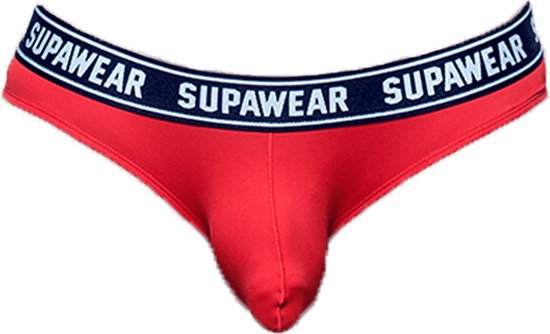 Supawear WOW Brief Red - MAAT M - Heren Ondergoed - Slip voor Man - Mannen Slip