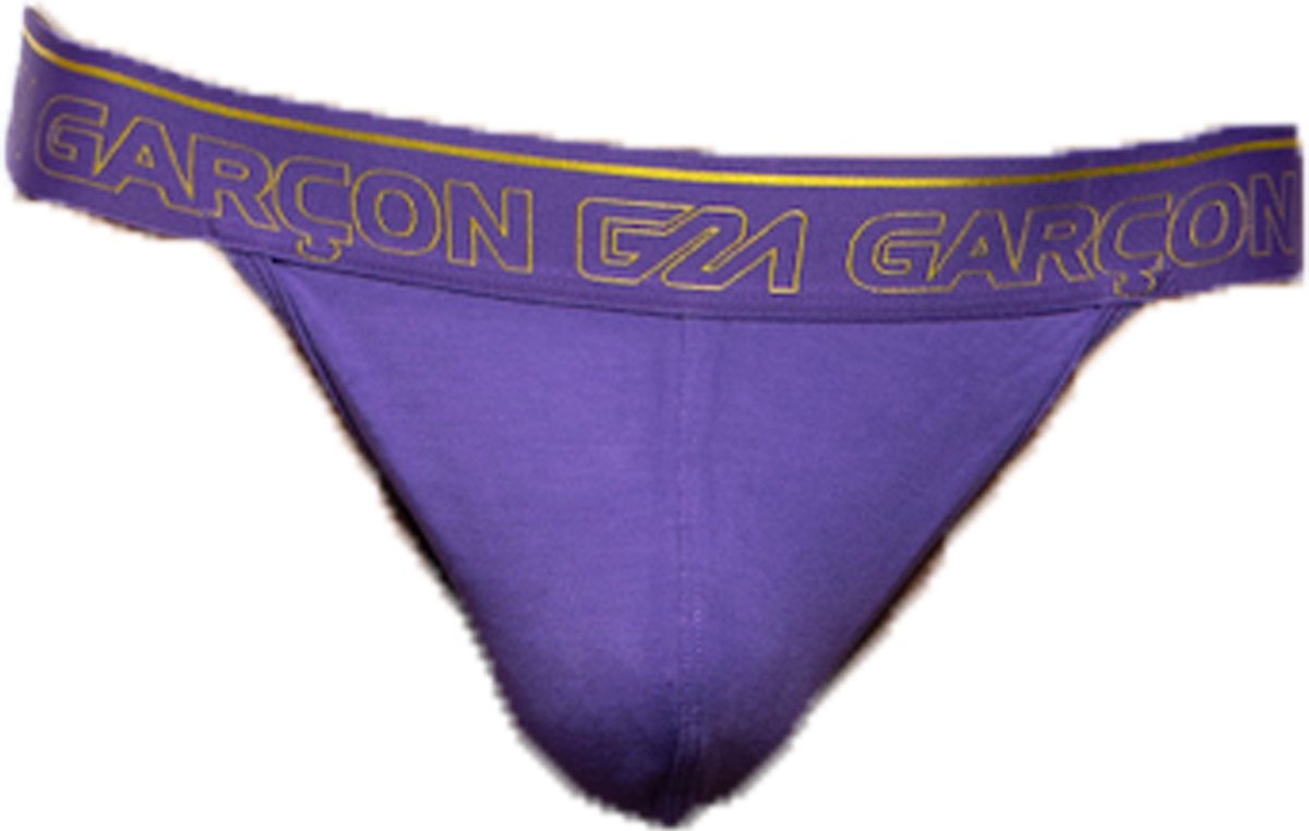 Garçon Thong Purple - MAAT XL - Heren Ondergoed - String voor Man - Mannen String