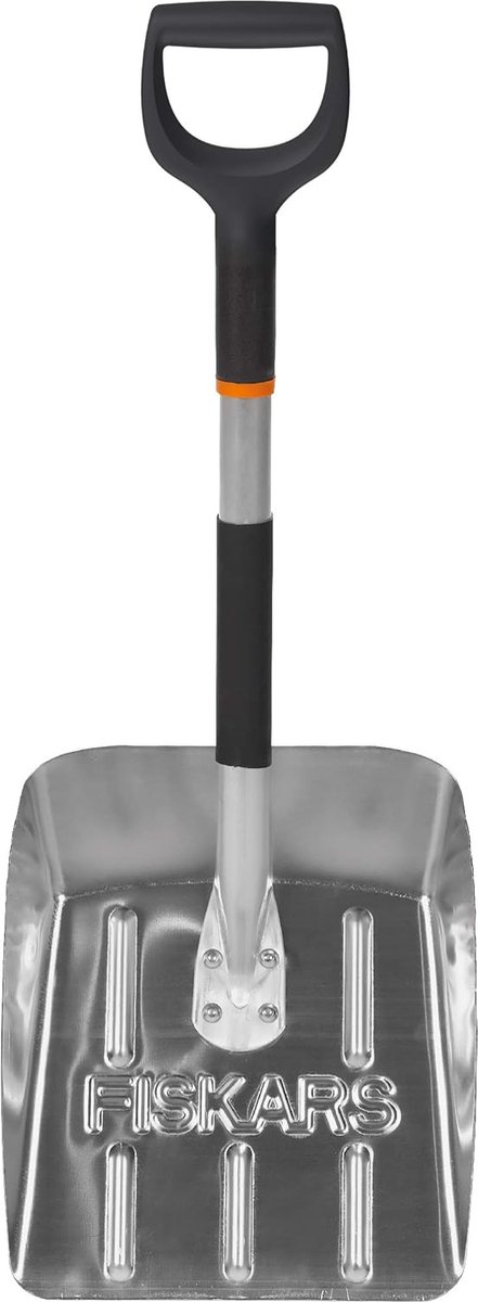 Sneeuwschep, lengte: 71 cm, aluminium, zwart/zilver,