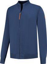 MGO Ian - Cardigan Homme Maille Fine - Blauw - Taille L