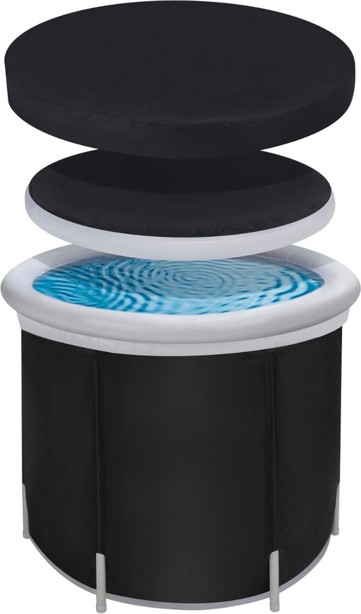 IJsbad 80 cm XL - Met Isolerende Afdekhoes - Opvouwbaar En Inklapbaar - Bad - Zitbad - Ice Bath - Dompelbad