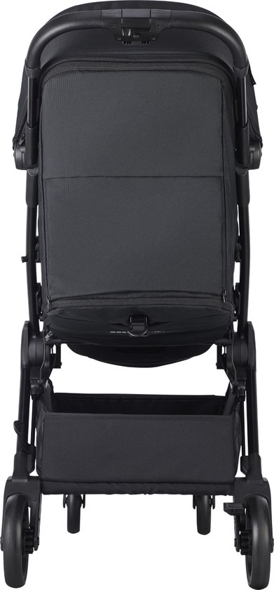 Easywalker Jackey² Buggy, Voor kinderen van 0-22 kg, Lichtgewicht, Automatisch opvouwbaar, Uniek accessoiresysteem, Inclusief regenhoes, Geschikt voor autostoeltje - Nacht Zwart
