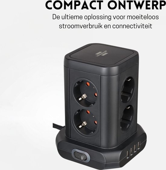 DiO Connected Home Set 8 nano-stopcontacten aan/uit 2 4-kanaals afstandsbedieningen - DiO 1.0