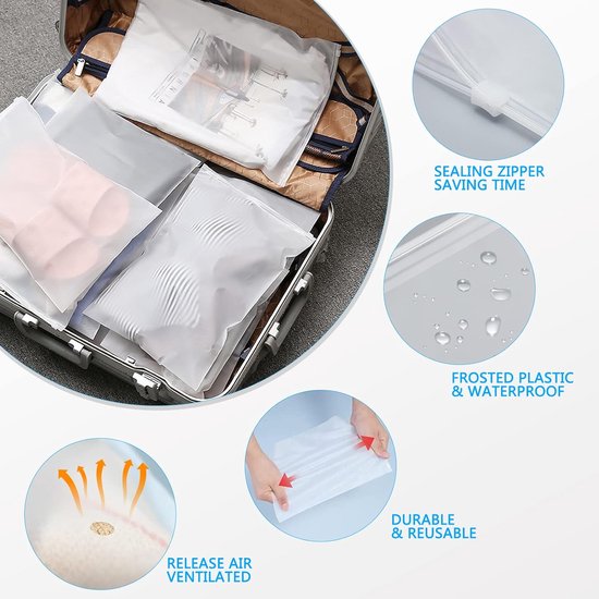BCB Snap-Seal Bags waterdichte ziplock zakken (10 stuks