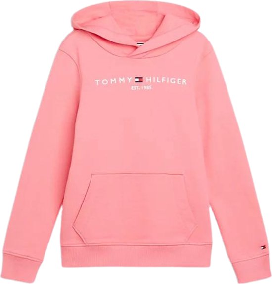 T-shirt Tommy Hilfiger U ESSENTIAL HOODIE Filles - Pink - Taille 10