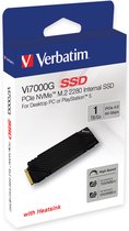 Verbatim Vi7000 1 TB NVMe/PCIe M.2 SSD 2280 harde schijf PCIe 4.0 x4 Retail 49367