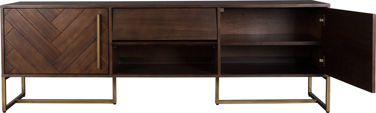 Dutchbone Class Dressoir Laag Acaciahout Donkerbruin