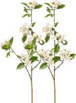 SLFYEE 3 stuks kunstbloemen, kersen