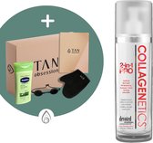 Devoted Creations ® Collagenetics 2 In 1 Pro - Zonnebankcreme - Zonnebankcremes - Zonnebank creme - Met Bronzer - Incl. Exclusieve Tan Obsession Giftbox - 210 ML