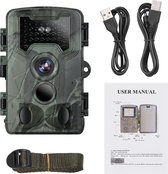 Full HD Wildcamera met Nachtzicht - 36MP - Met Geluidsopname - IP66 Waterdicht - Infrarood - Voor Buiten