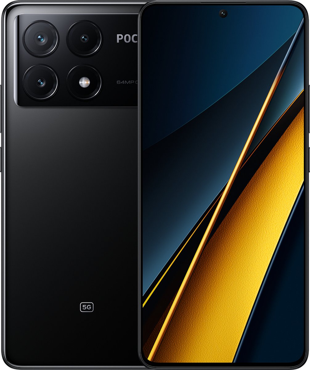 Xiaomi POCO X6 Pro 8GB/256GB 位置偽装 Xiaomi POCO X6 Pro 5G - 8GB/256GB - Zwart | bol