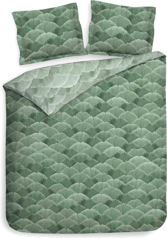 Housse de Couette Heckett & Lane Danilo - Lit Jumeau - 260x200/220 cm - Vert Laurier