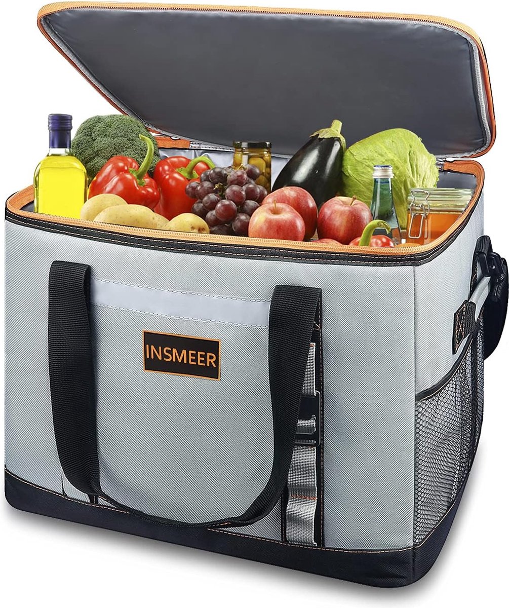 2 stuks opvouwbare koeltas, mini-koeltas voor onderweg, thermotas, opvouwbaar, klein, lunchtas