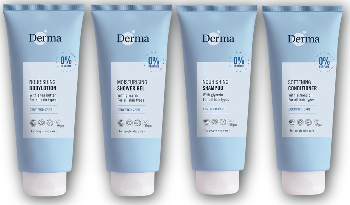 Derma Eco Family - Verzorgingsset - Veganistisch - Hydraterend - Allergievrij