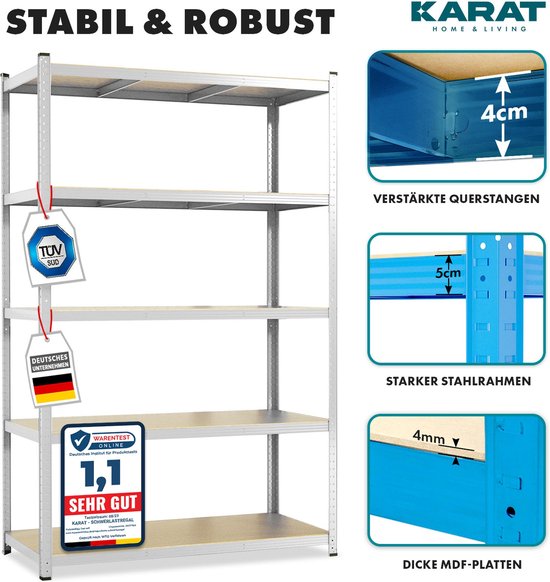 FLOORDIREKT Rekken voor Zwaar Gebruik - Titan Rack - Opbergrek ...