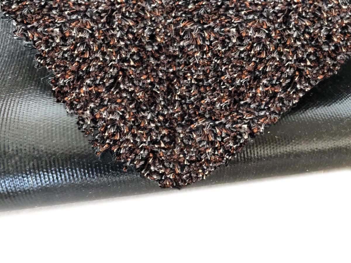JYG binnen Deurmat Loper KATCOT bruin antraciet 100x120cm droogloopmat drooglooploper antislip machine wasbaar ingangloper