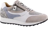 Helioform Sneaker blauw, wit, taupe zebra K (Maat - 4.5, Kleur - Wit)