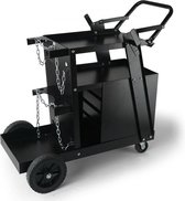 Vevor® Laskar - Laswagen 2-laags - Draaibare Wielen - Met Grote Opbergruimte - Met Anti Slip Handvat - Uitstekende Kwaliteit