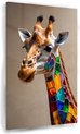 Giraffe glas-in-lood