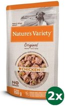 2x8x150 gr Natures variety original mini pouch chicken hondenvoer