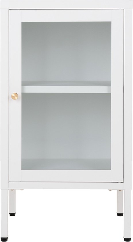 Artichok James meuble de rangement en métal blanc - 38 x 70 cm