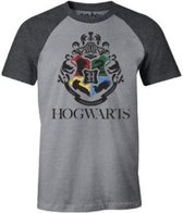 Harry Potter - Academic Hogwarts Grey Melange T-Shirt - XL