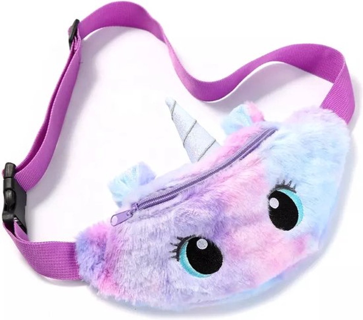 Unicorn Heuptasje Meisje Kind Paars - Fanny Pack - heuptas - unicorn - fluffy